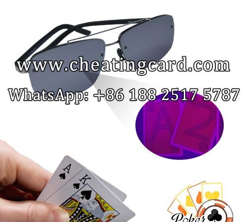 Emerge a Winner in Poker adorning stylish Marked cards sunglasses